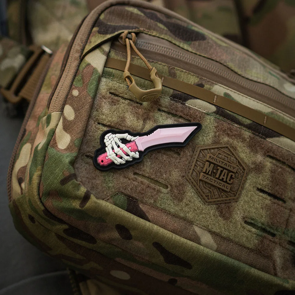 M-Tac Schelet Cutit patch PVC pink editie limitata