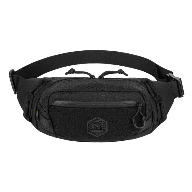 M-Tac Hex borșetă talie neagră Cordura 2 buzunare