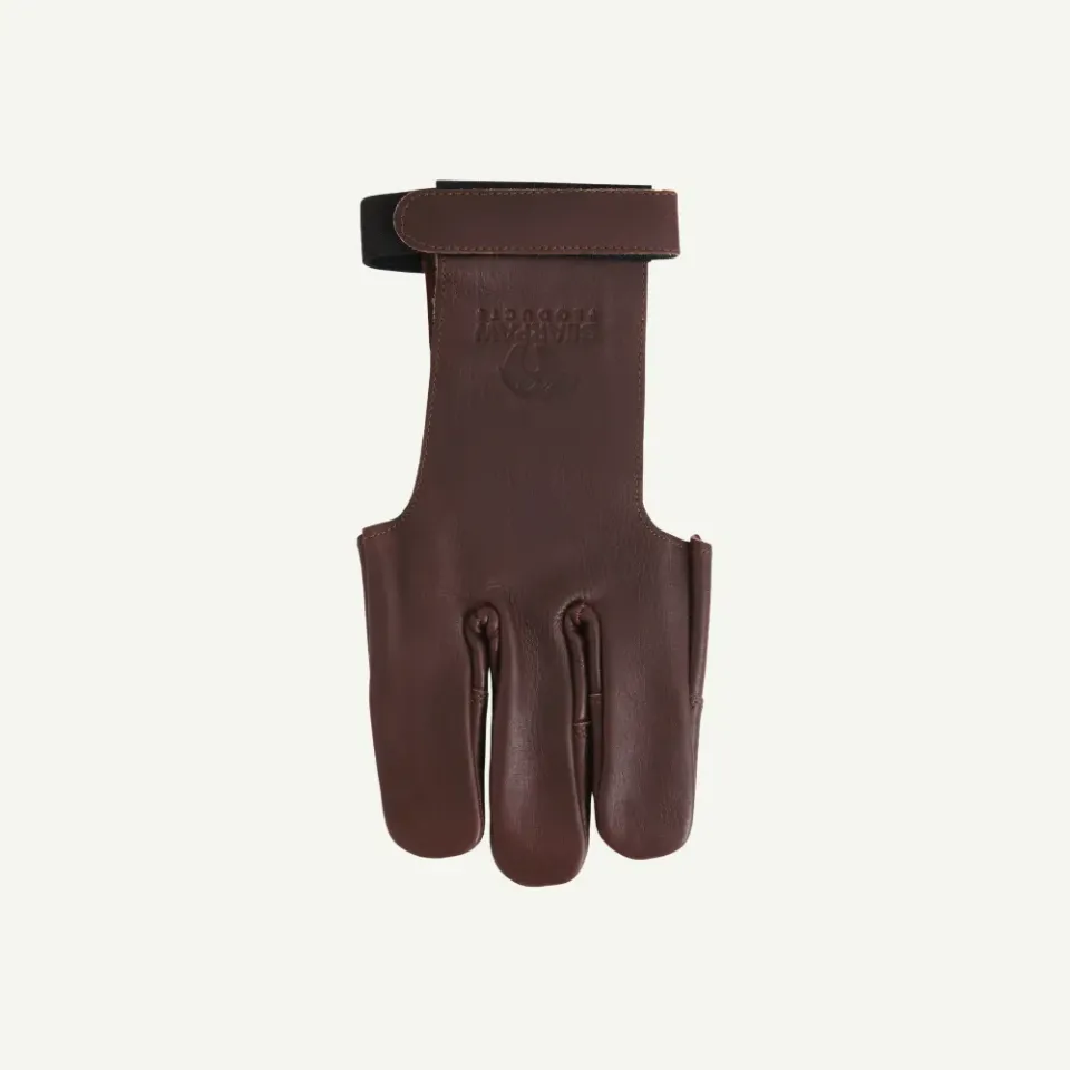 Bearpaw Damascus manusa tir cu arcul piele naturala