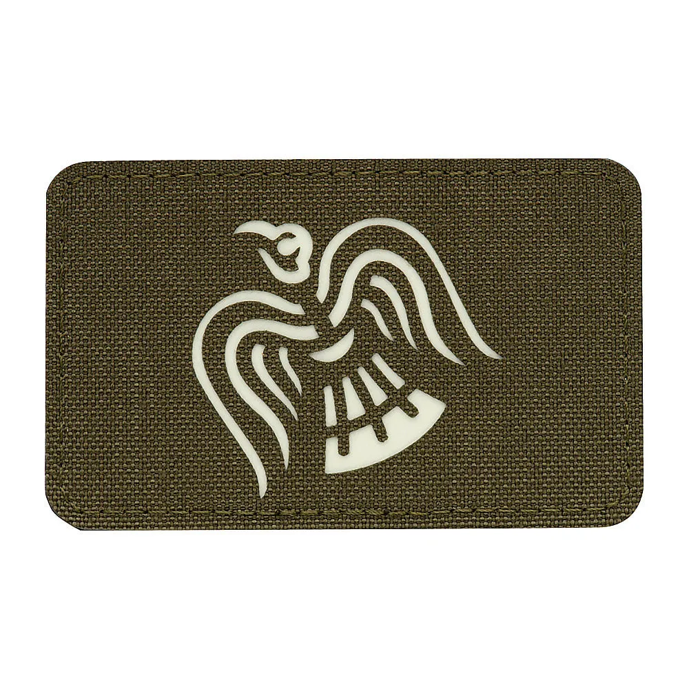 M-Tac Raven Flag Laser Cut patch Ranger Green GID fosforescent