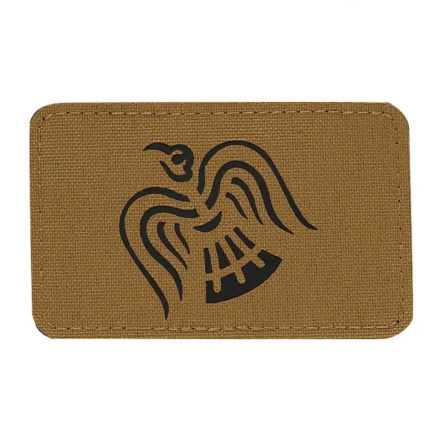 Patch M-Tac Raven Flag laser cut coyote/black velcro