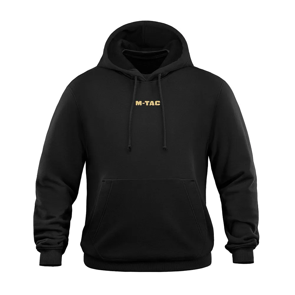 Hanorac M-Tac Worn to the Bone negru oversize bumbac