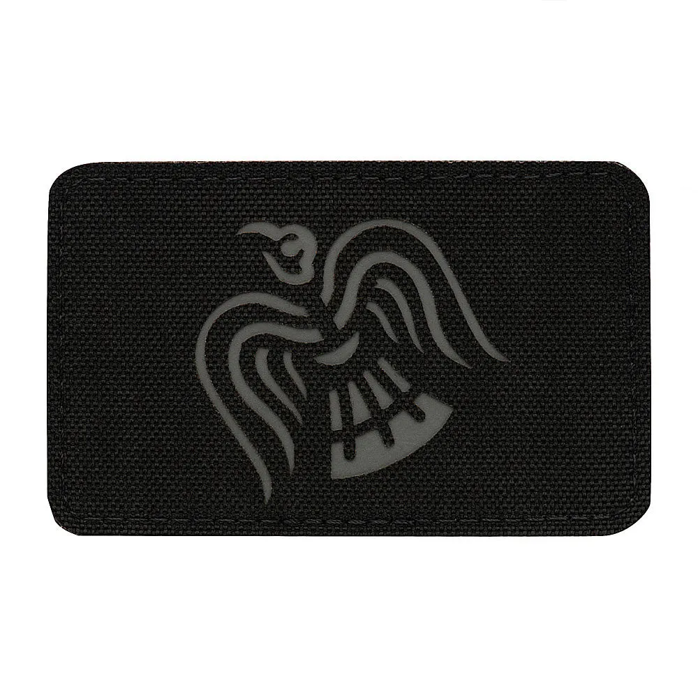 M-Tac Raven Flag Laser Cut patch negru/gri Cordura