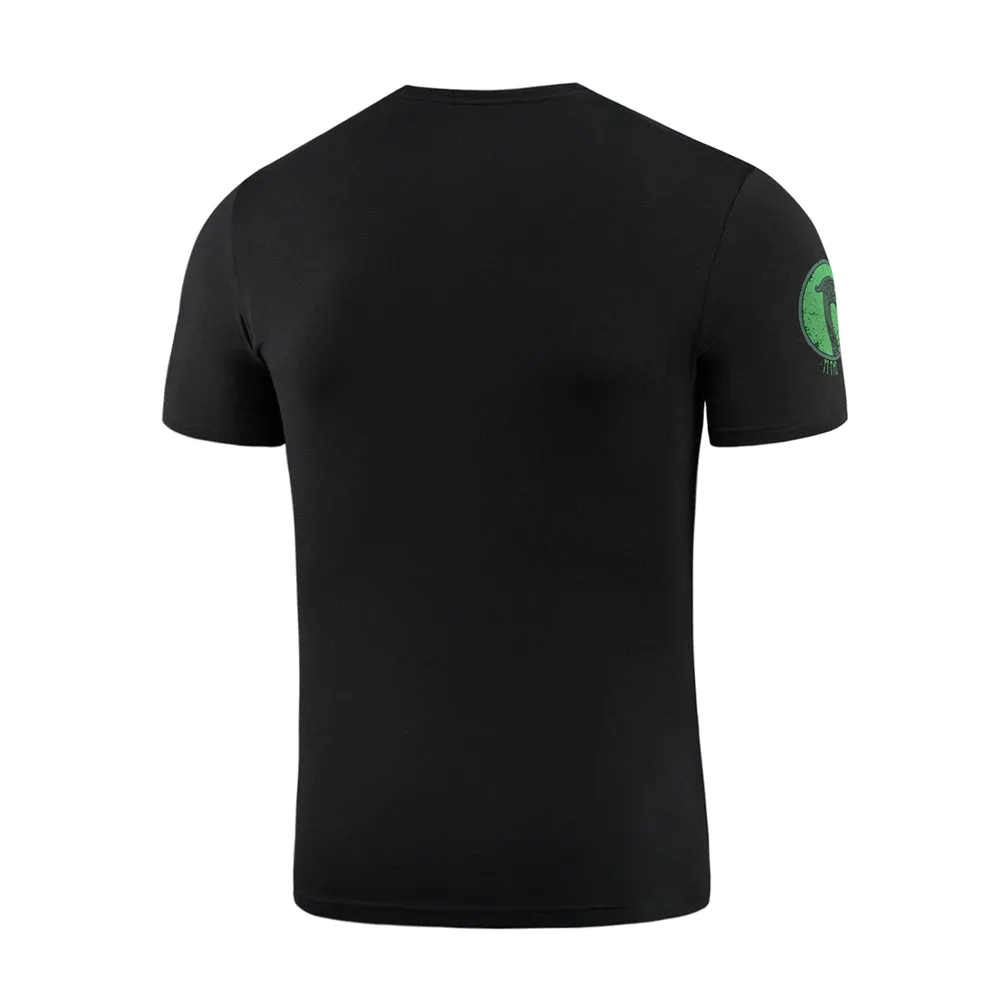 M-Tac Drakar tricou negru bumbac cu elastan
