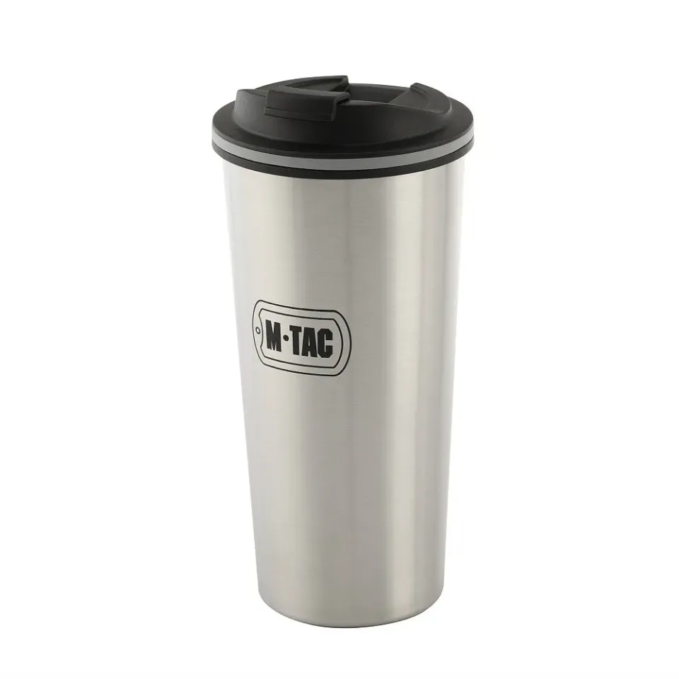 M-Tac Cană termoizolantă Chrome 450 ml cu valvă