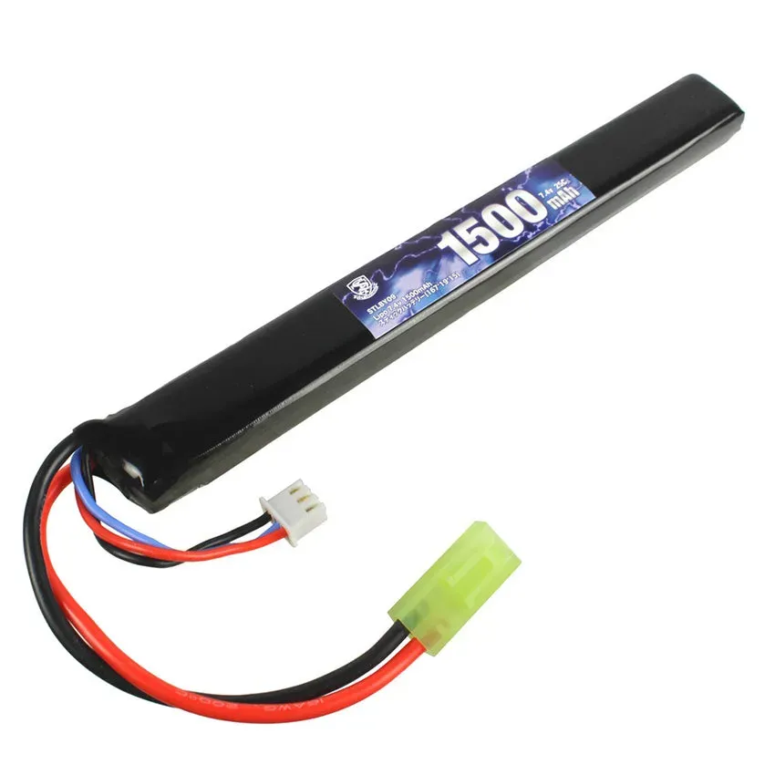 Baterie S&T LiPo 7.4V 1500mAh stick airsoft