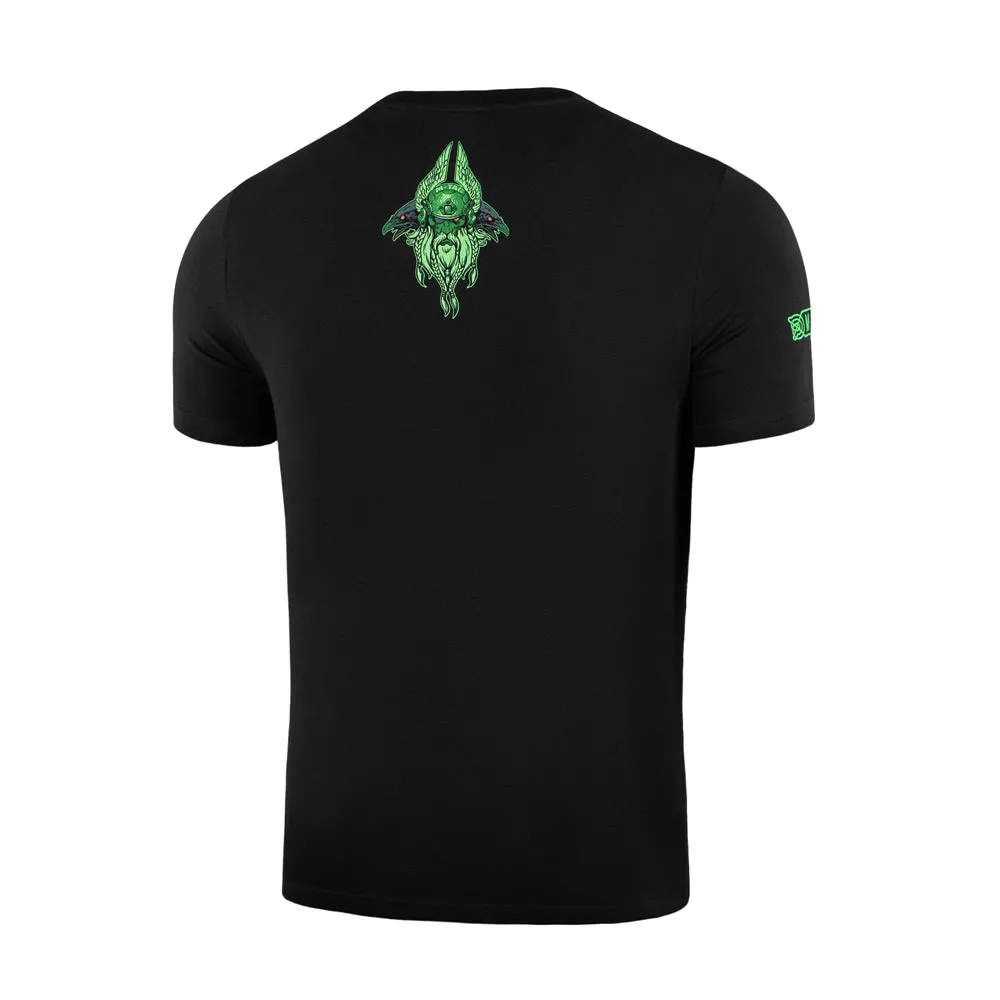 M-Tac Night Vision Odin Tactic tricou negru bumbac marime XS-2XL