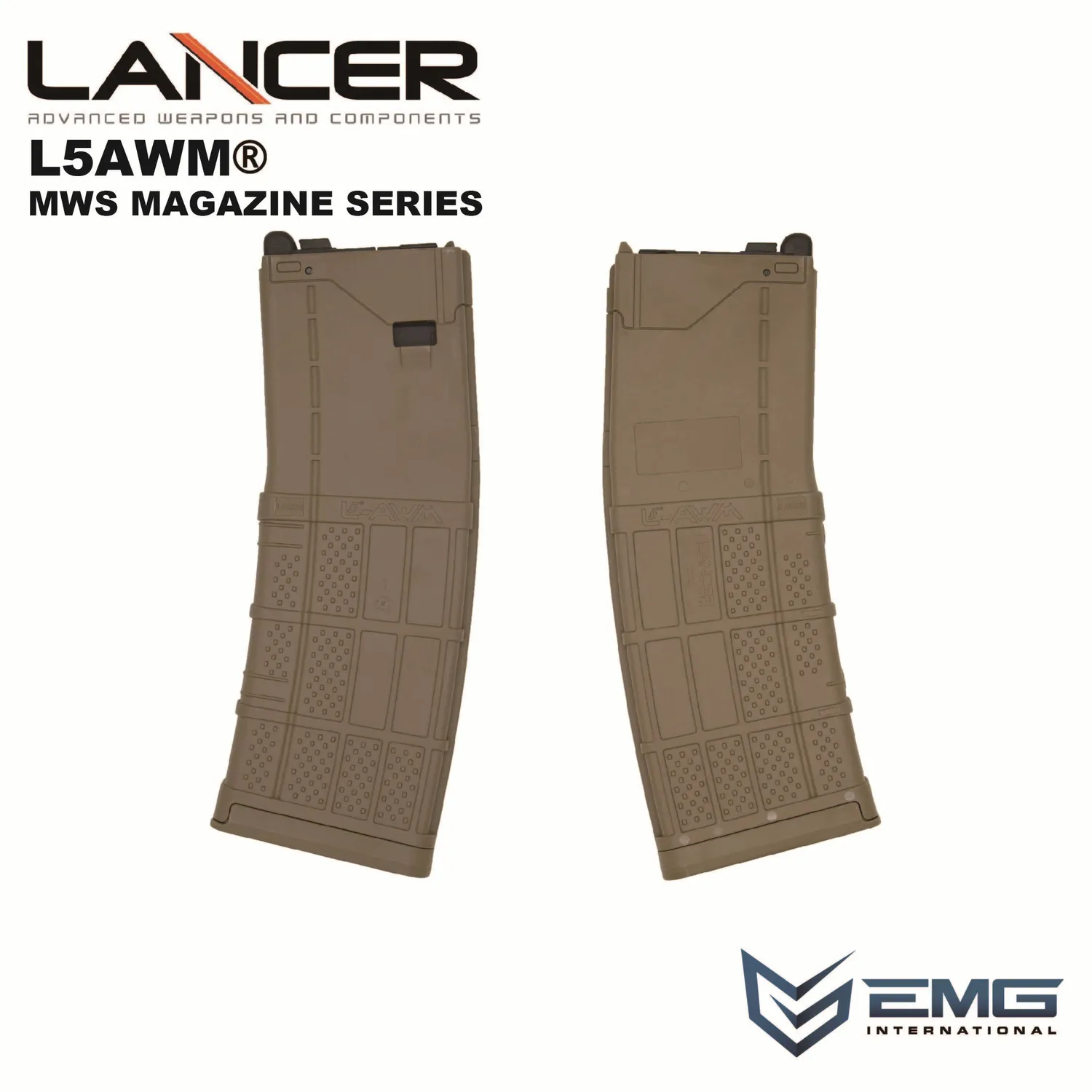 Angry Gun L5AWM V2 incarcator MWS 35bb negru