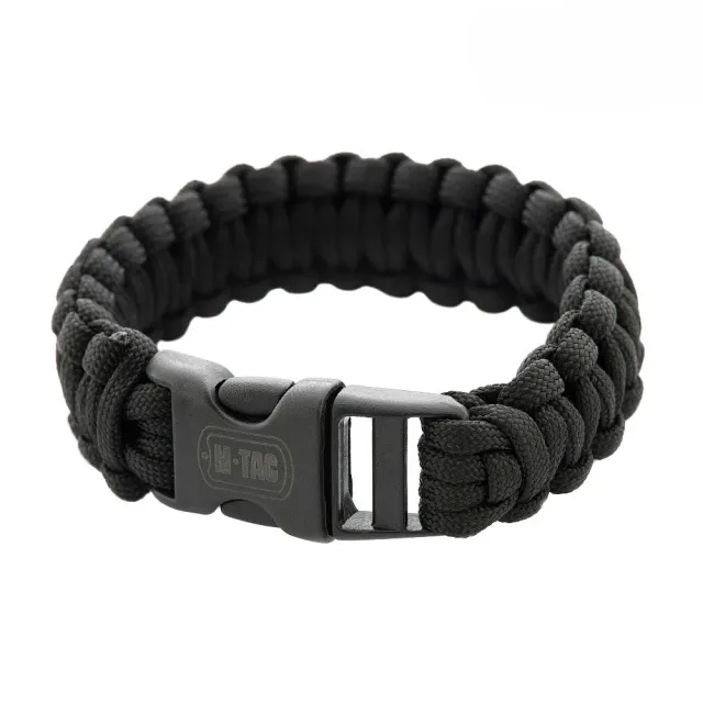 M-Tac Paracord brățară neagră supraviețuire