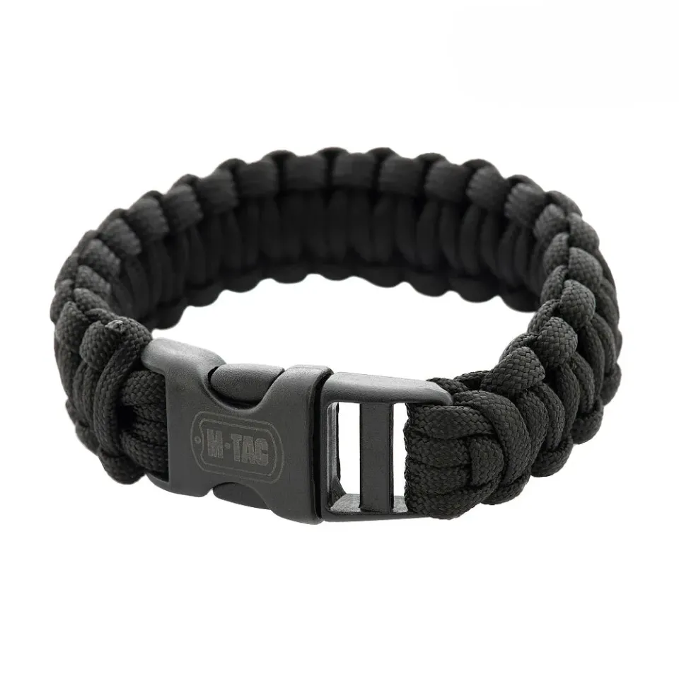 M-Tac Paracord brățară neagră supraviețuire