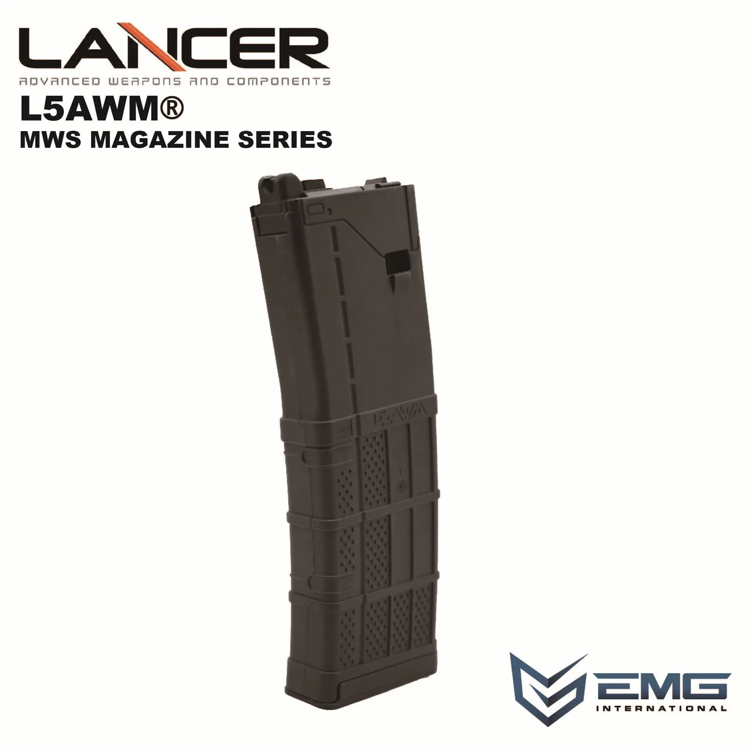 Angry Gun L5AWM V2 incarcator MWS 35bb negru