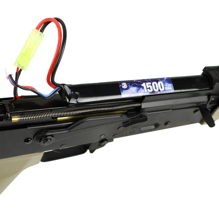 Baterie S&T LiPo 7.4V 1500mAh stick airsoft