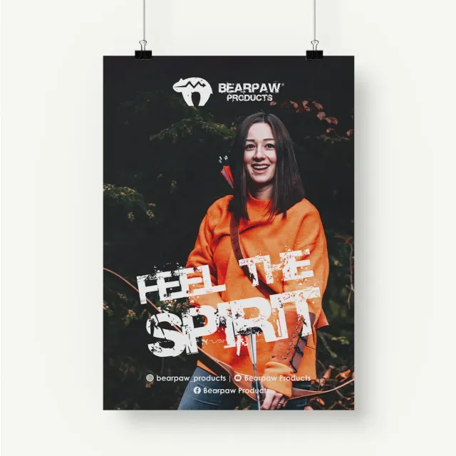 Bear Paw Products poster A0 hartie 210 g Feel the Spirit