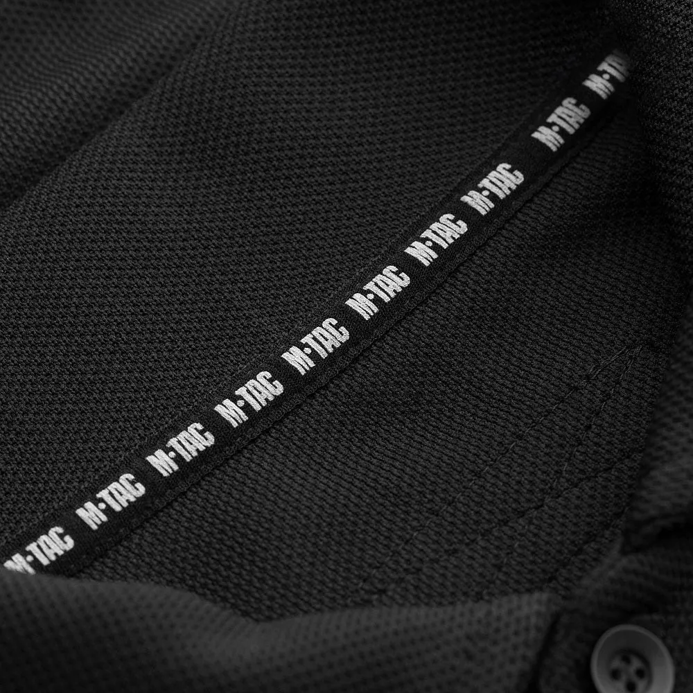M-Tac Tactic 65/35 tricou polo negru bumbac