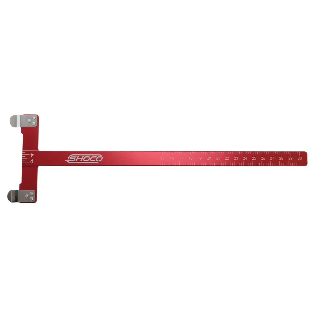 SHOCQ Bow Square riglă arc aluminiu inch-cm