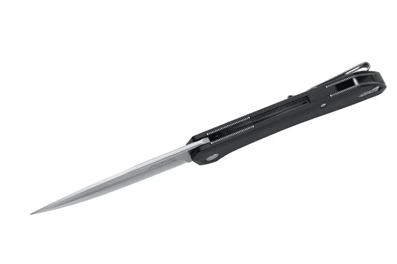 Herbertz Outdoor Liner Lock briceag negru G10 otel D2