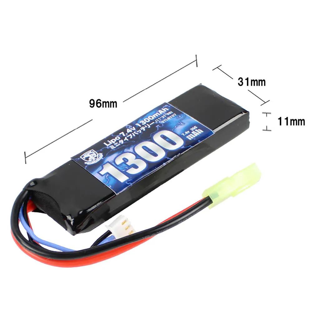S&T acumulator LiPo 7,4V 1300mAh mini