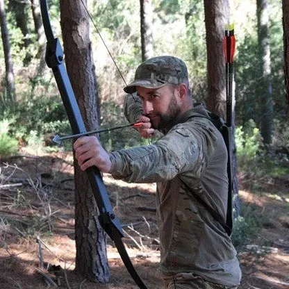 SAS Tactical Compact Modern Longbow arc pliabil 55# dreptaci