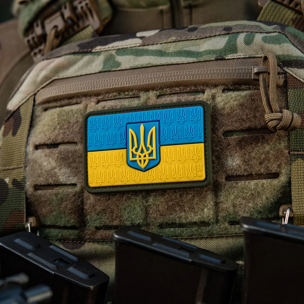 M-Tac Drapel Ucraina patch PVC Cordura 8x5 cm