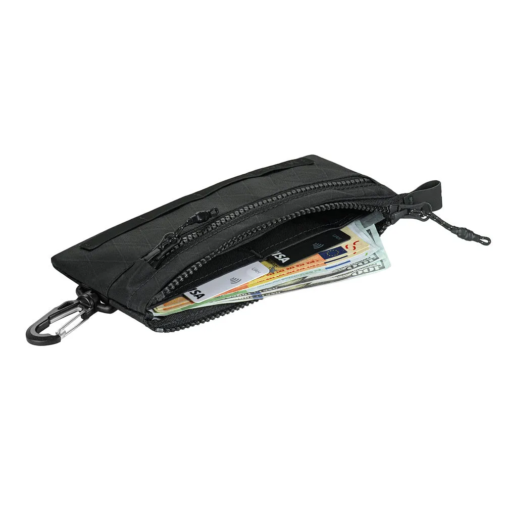 M-Tac X-PAC Elite portofel negru cu carabinieră