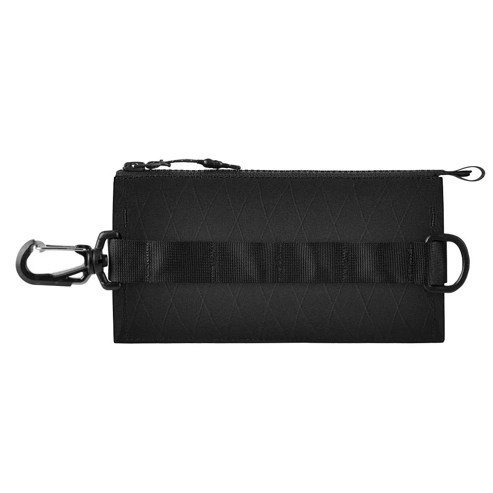 M-Tac X-PAC Elite portofel negru cu carabinieră