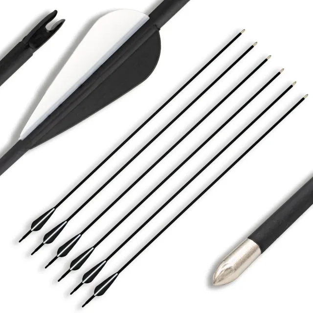 Bowrilla sageti copii set 6 bucati 71 cm metal