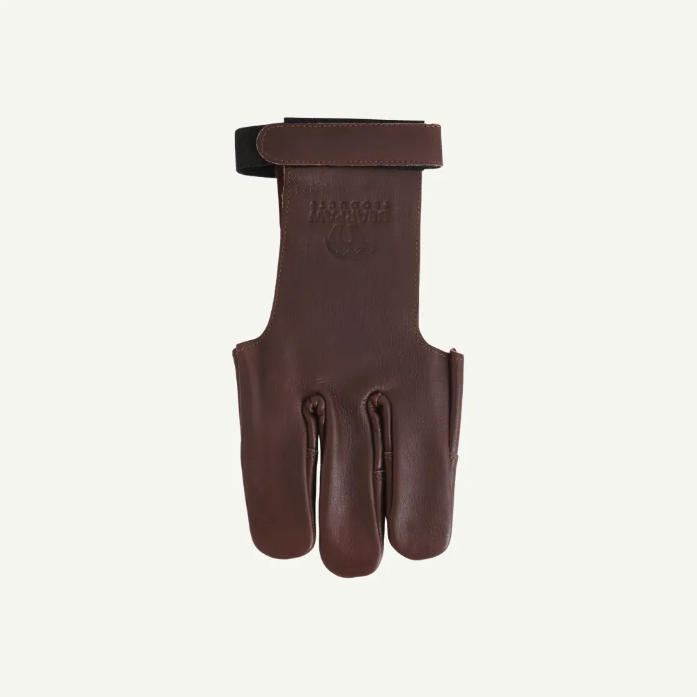 Bearpaw Damascus manusa tir cu arcul piele naturala