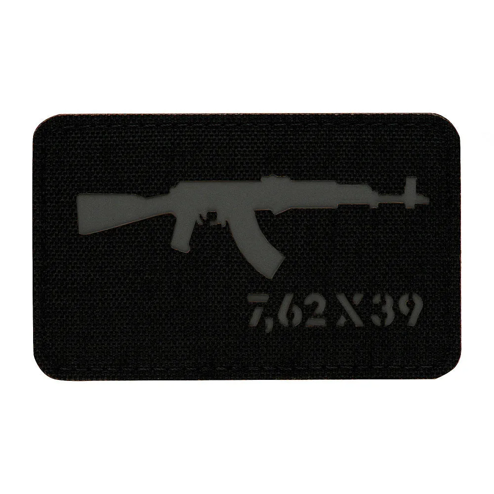 M-Tac AKM 7.62x39 patch Black Grey Cordura