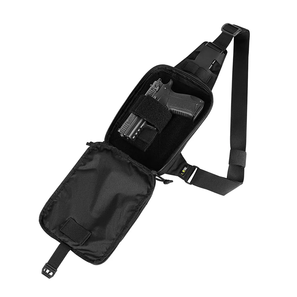 M-Tac Sling Pistol geanta sling neagra Cordura