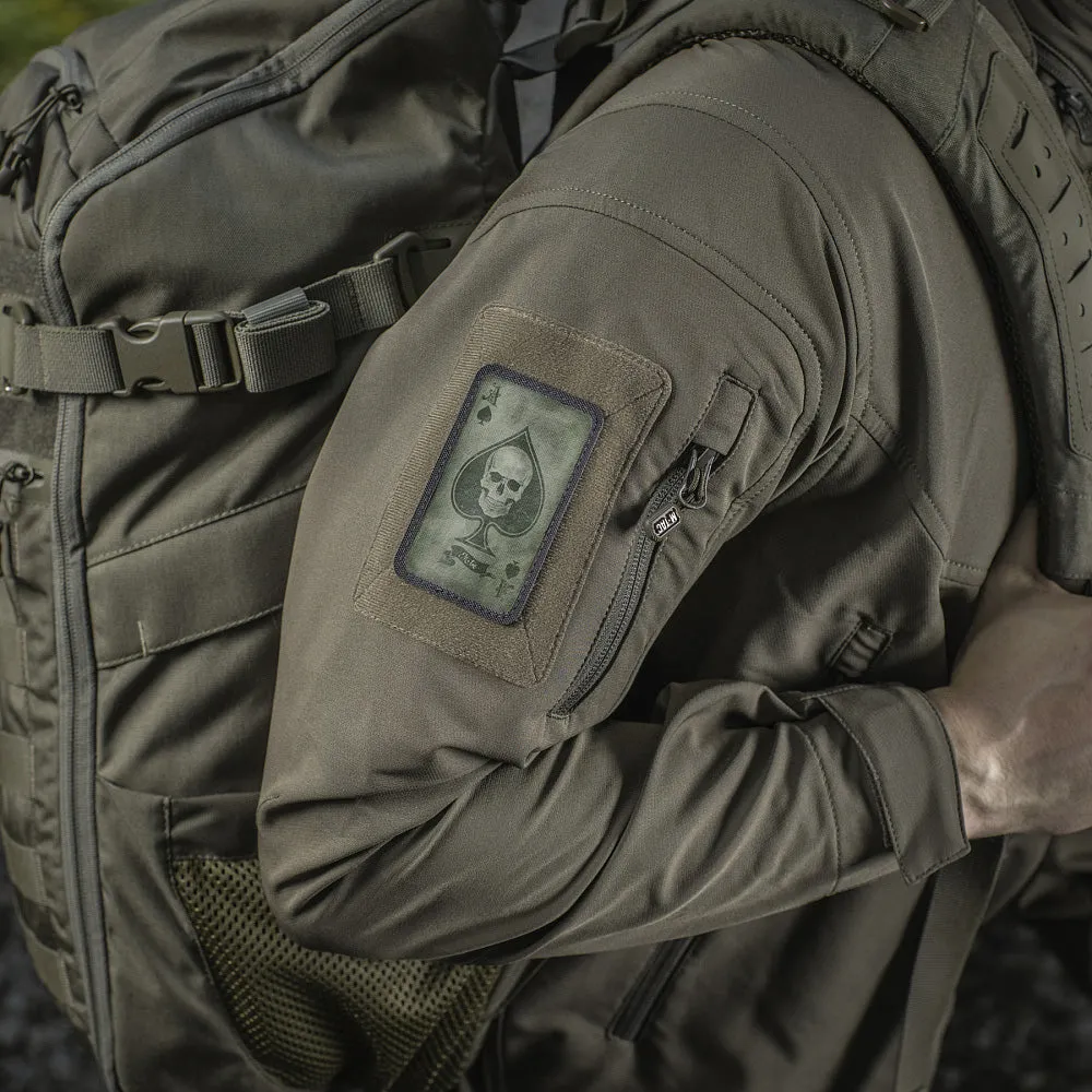 M-Tac Ace of Spades patch morale Ranger Green Cordura
