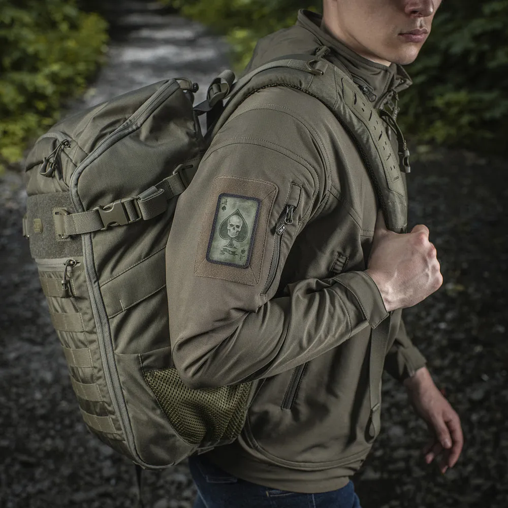 M-Tac Ace of Spades patch morale Ranger Green Cordura