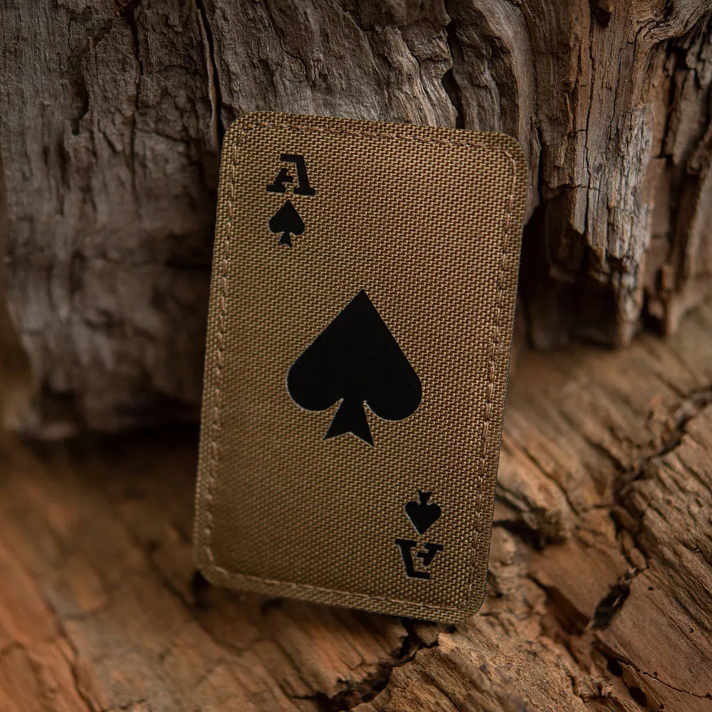 M-Tac Ace de Pică patch 80x50 mm luminos