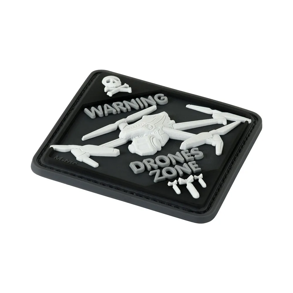 M-Tac Drones Zone patch PVC negru 6,2 cm