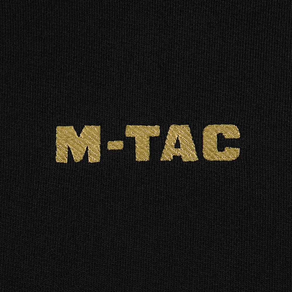 Hanorac M-Tac Worn to the Bone negru oversize bumbac