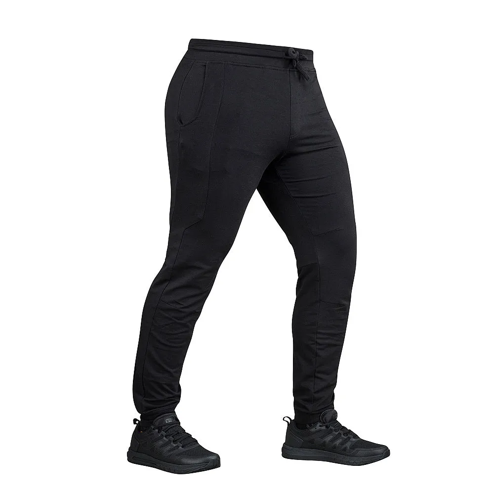 M-Tac Stealth Active pantaloni negri bumbac elastic