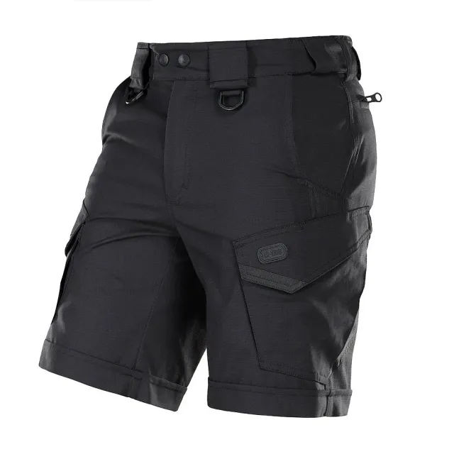 M-Tac Aggressor Short șort negru tactic rip-stop