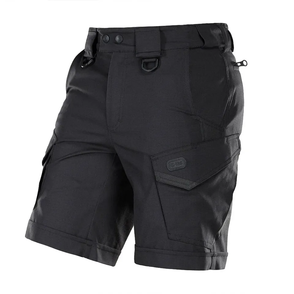 M-Tac Aggressor Short șort negru tactic rip-stop