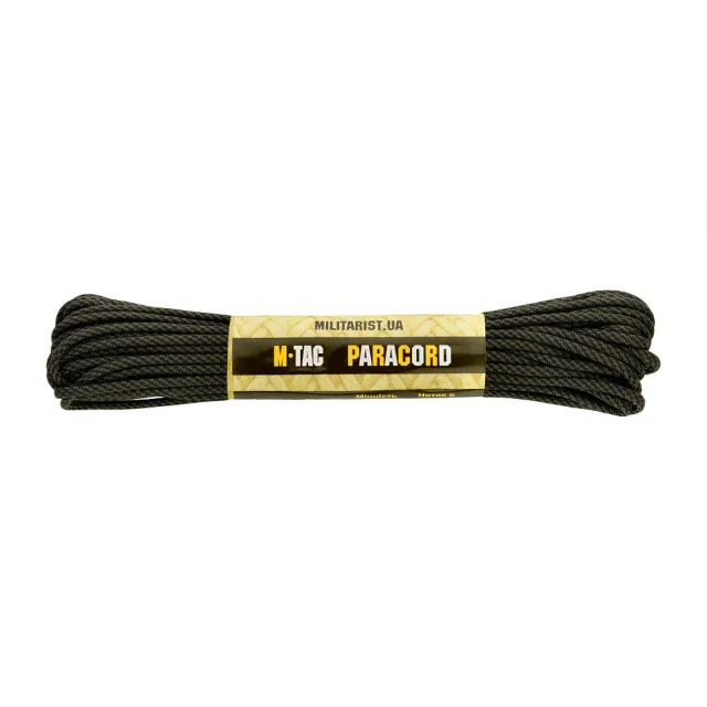M-Tac 550 Type III Trepte paracord negru verde 15m