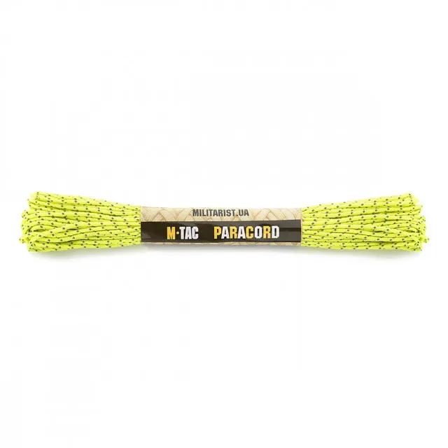 M-Tac Minicord Reflective paracord neon yellow 15m