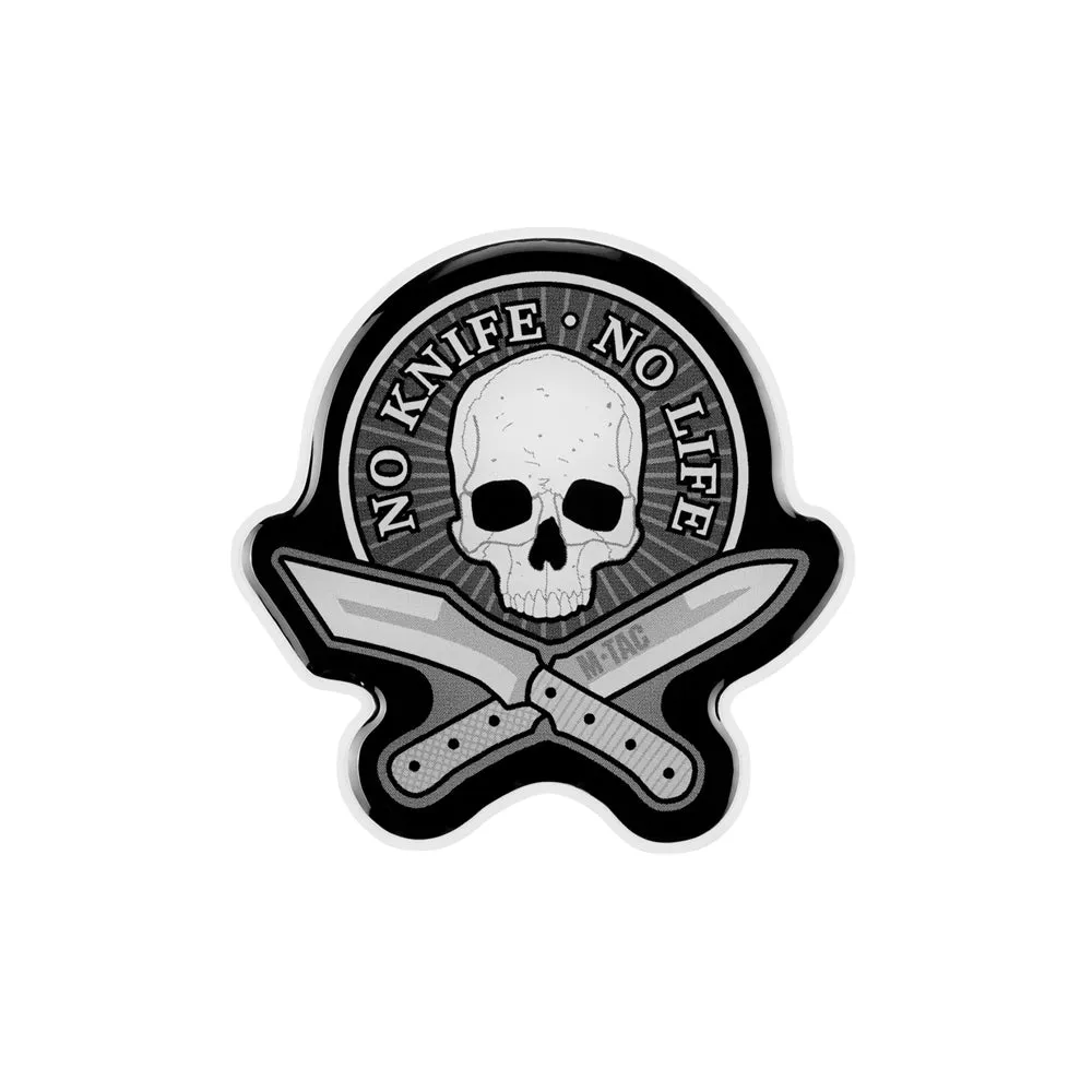 M-Tac No Knife No Life sticker 3D multicolor 5 cm