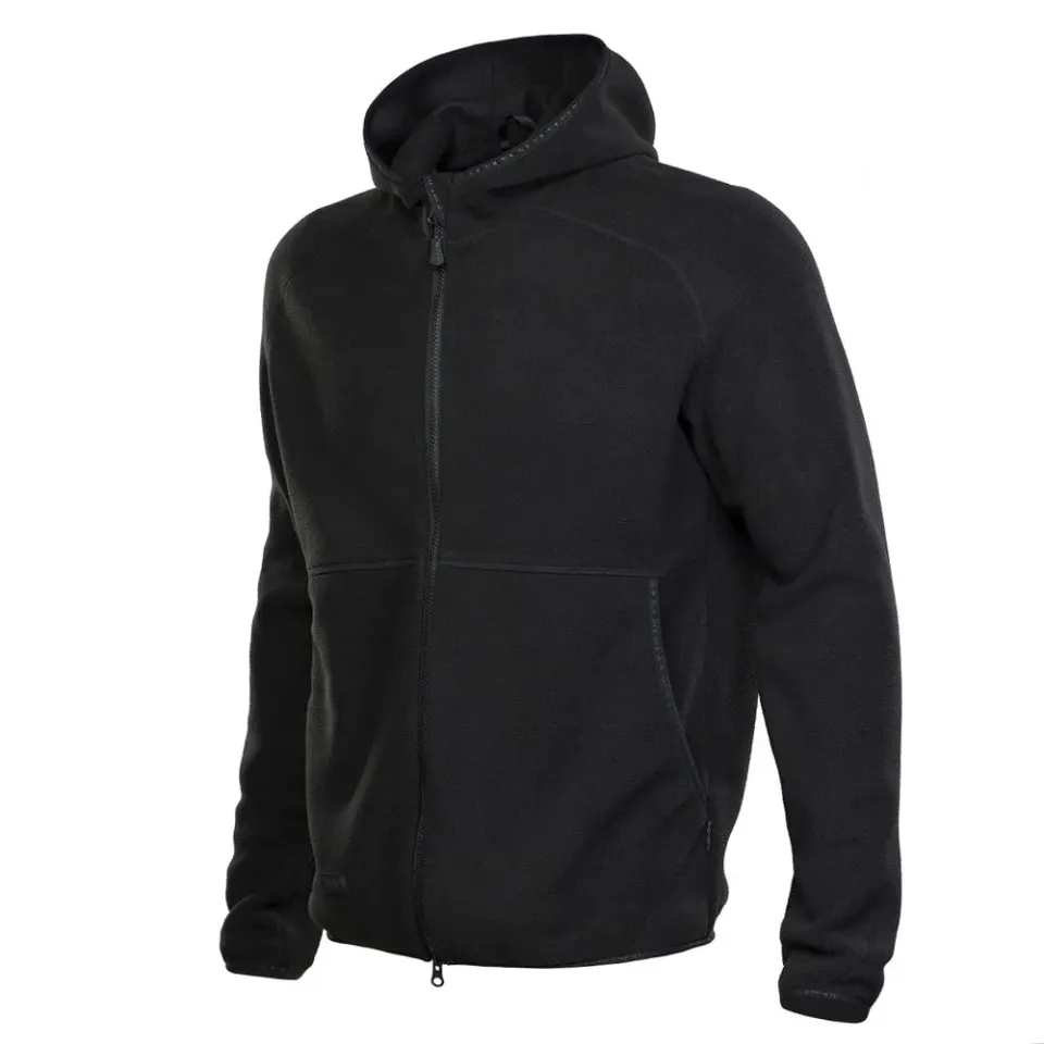 M-Tac Microfleece Lite hanorac negru, subtire elastic
