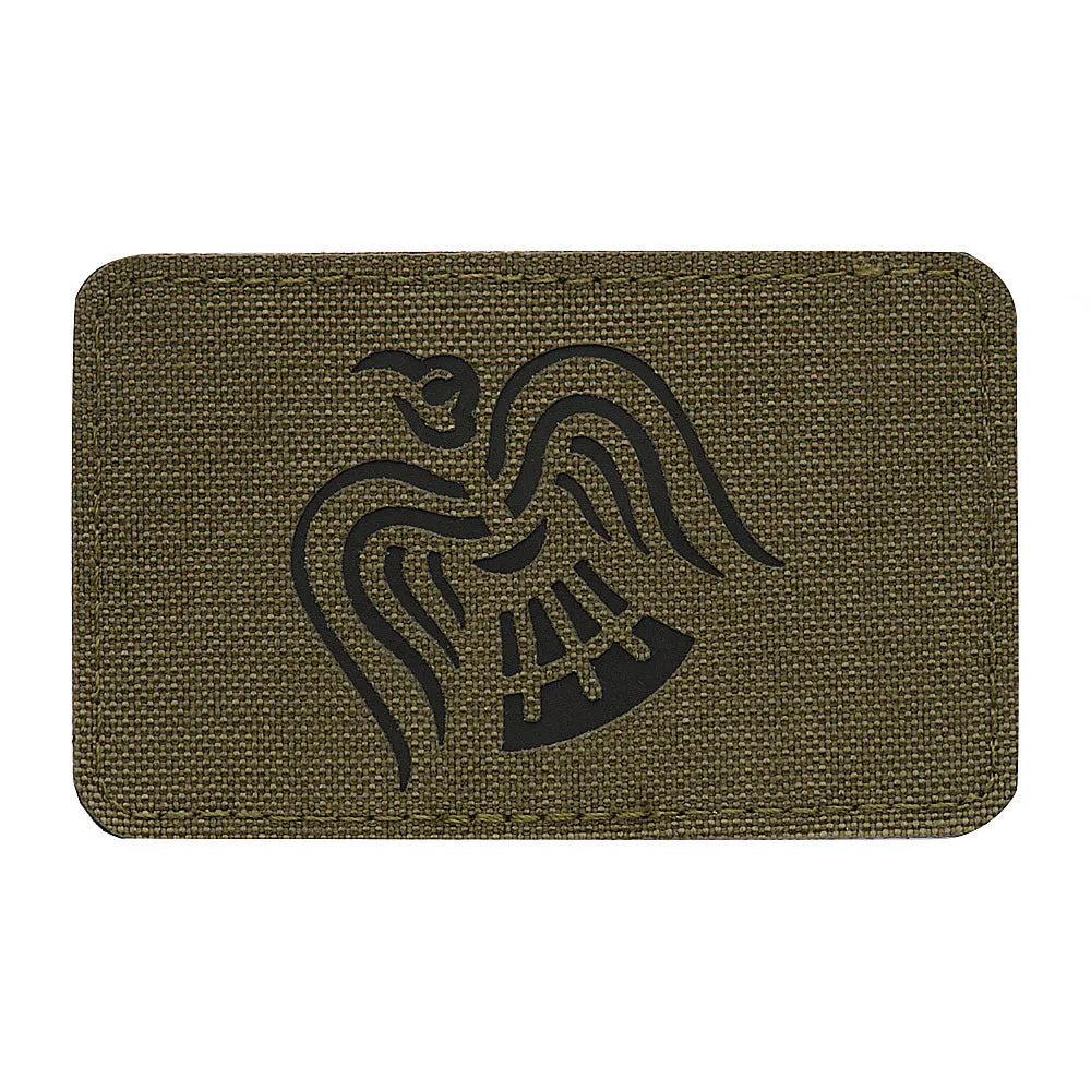 M-Tac Raven Flag Laser Cut patch cordura ranger green