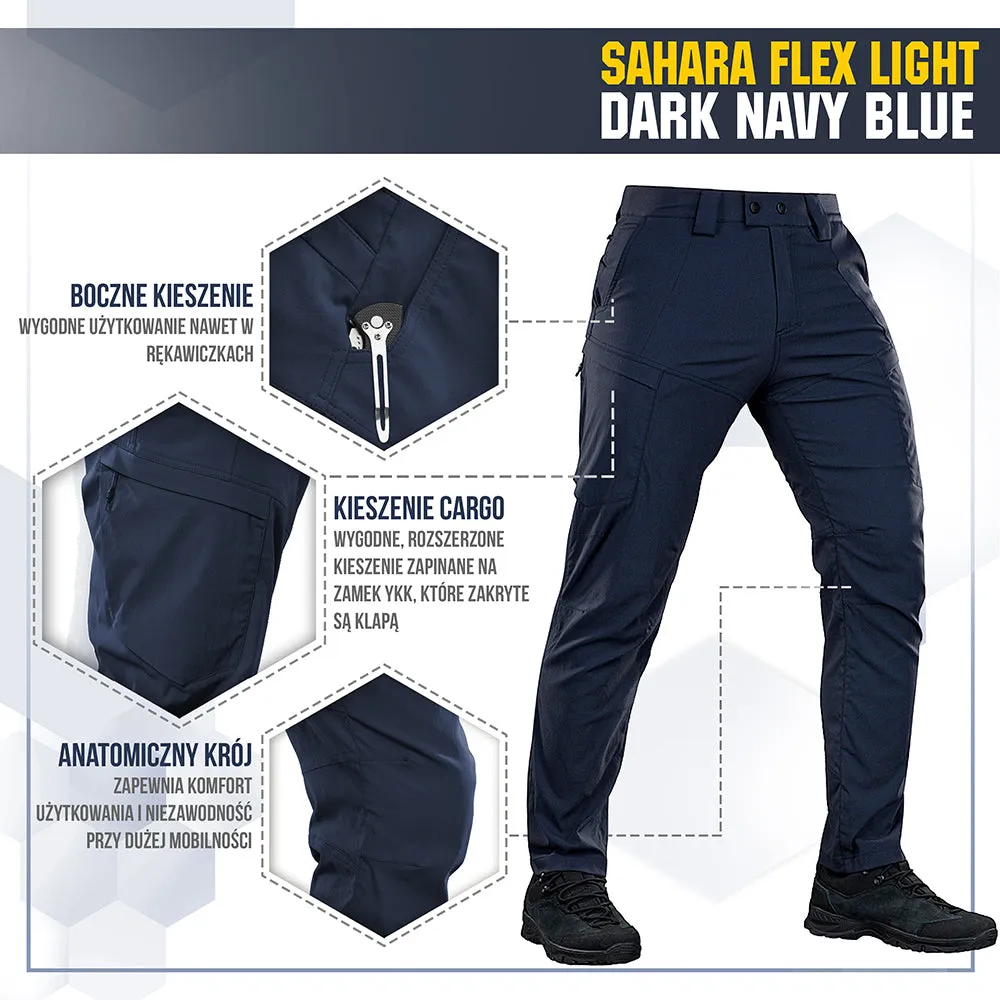 M-Tac Sahara Flex Lite pantaloni Dark Navy Blue rip-stop
