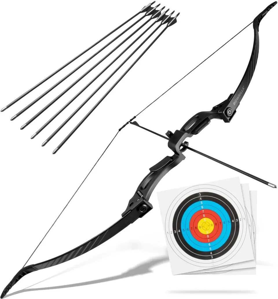 Bear Paw Bowrilla arc recurve 25 lbs set 6 sageti incepatori
