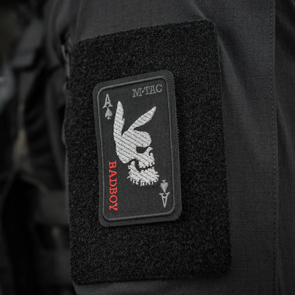 M-Tac Bad Boy patch as de pica negru Cordura
