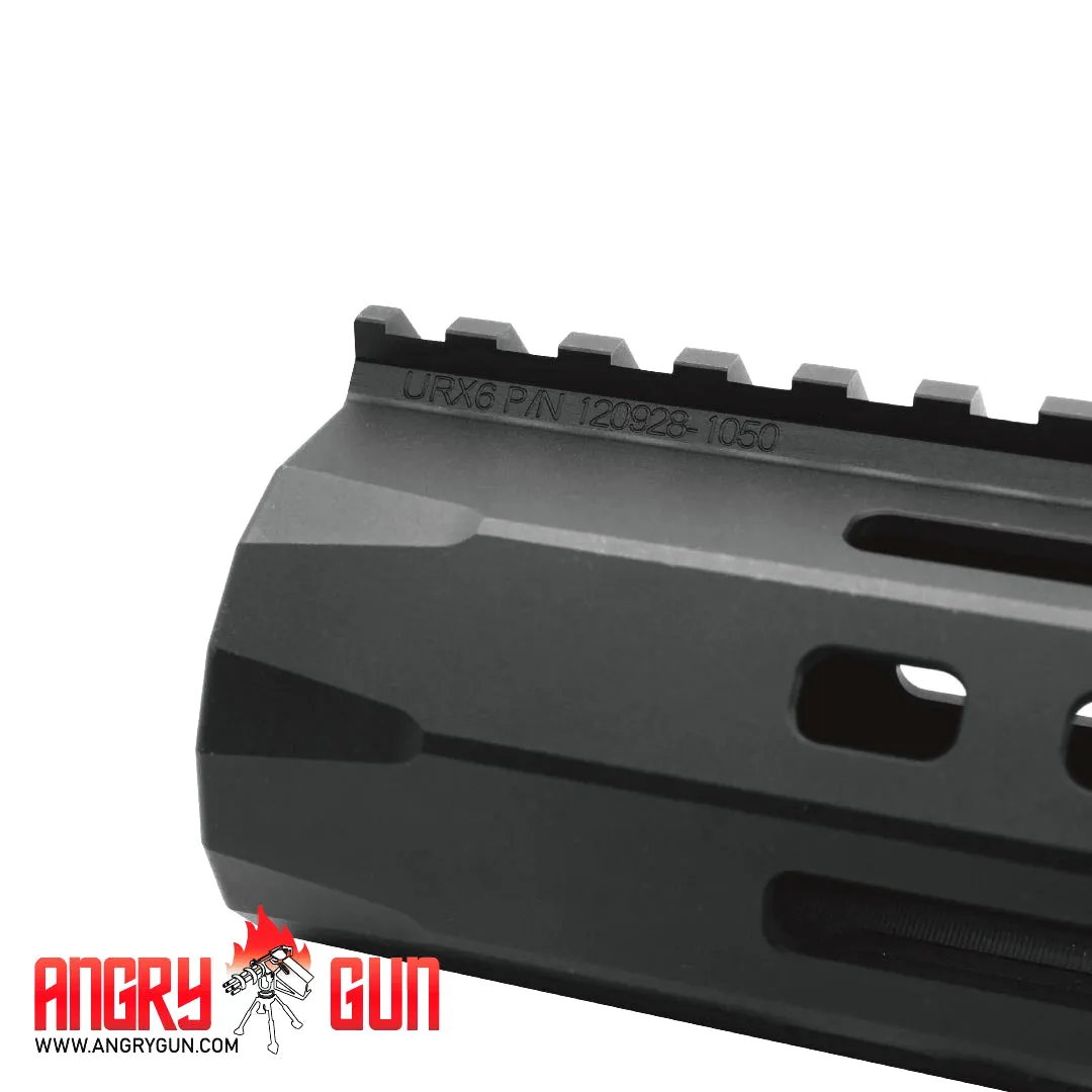 ANGRYGUN URX6 10.5" handguard M-LOK negru aluminiu