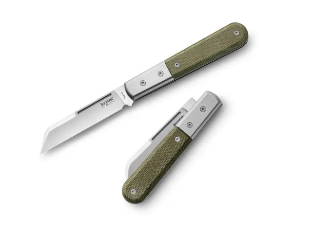LionSteel Dom Barlow briceag micarta verde lama M390
