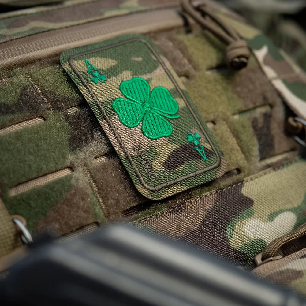 M-Tac Lucky Card patch trifoi multicam brodat