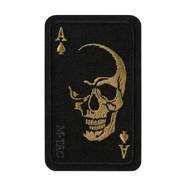 M-Tac Face of War patch negru portocaliu velcro