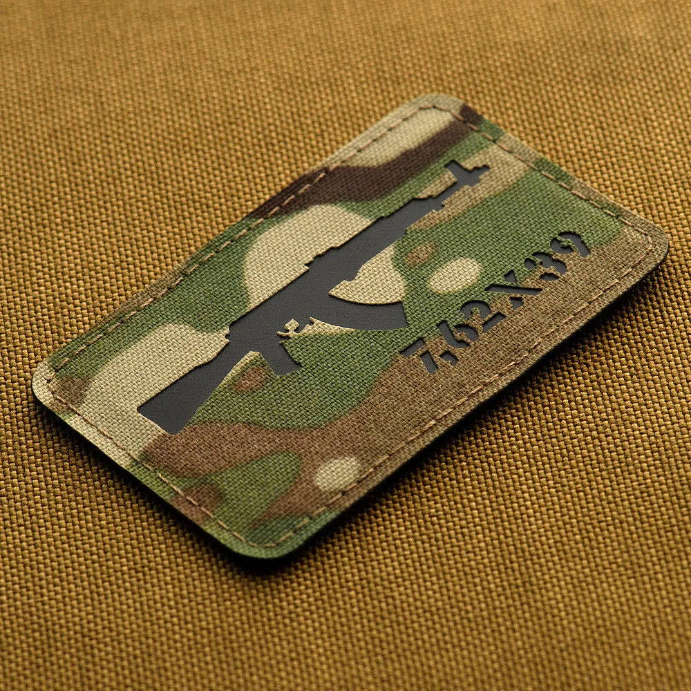M-Tac AKM 7.62x39 patch Multicam/Black Cordura